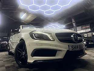 Used 2014 Mercedes-Benz a Class A45 AMG White - Interior and Exterior details 2