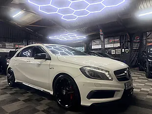 Used 2014 Mercedes-Benz a Class A45 AMG White - Interior and Exterior details 3