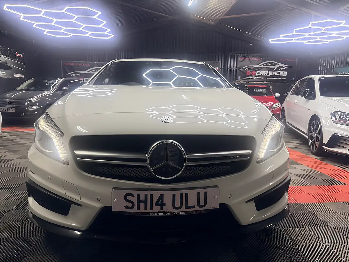 Used 2014 Mercedes-Benz a Class A45 AMG White - Interior and Exterior details 6