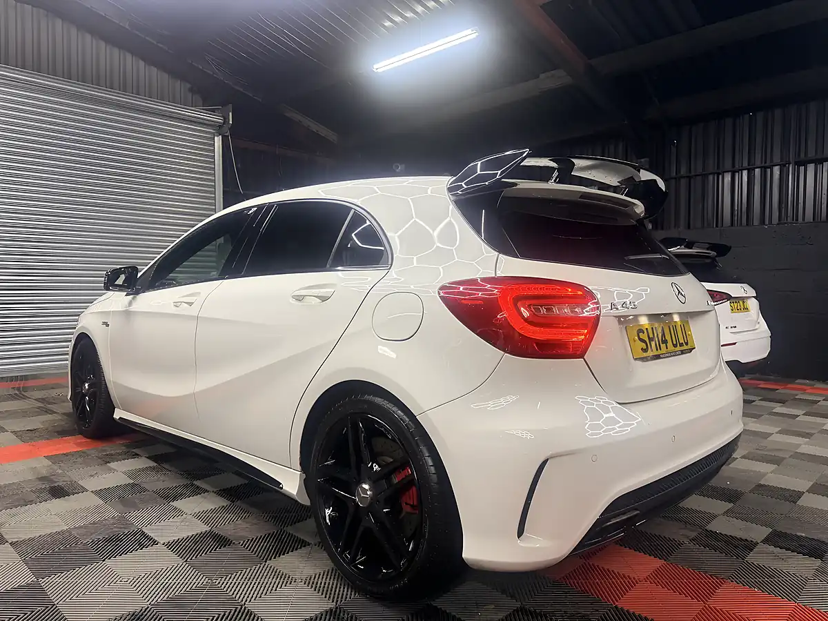 Used 2014 Mercedes-Benz a Class A45 AMG White - Interior and Exterior details 7