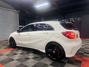 Used 2014 Mercedes-Benz a Class A45 AMG White - Interior and Exterior details 8