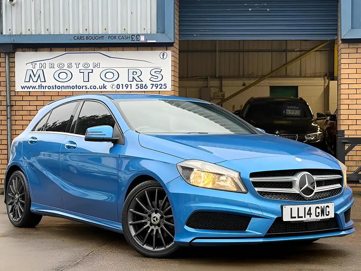 Used 2014 Mercedes-Benz a Class AMG Sport Blue - Front View
