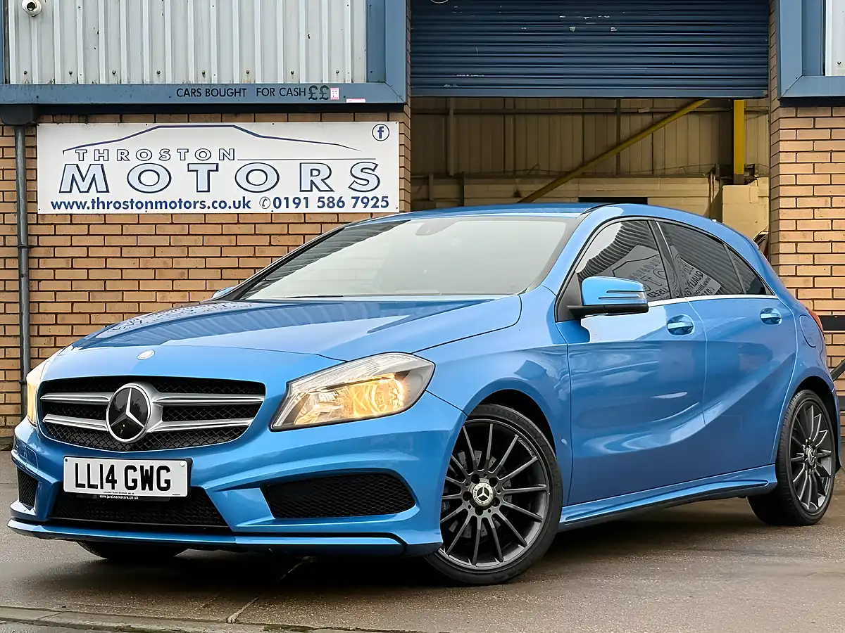 Used 2014 Mercedes-Benz a Class AMG Sport Blue - Interior and Exterior details 2