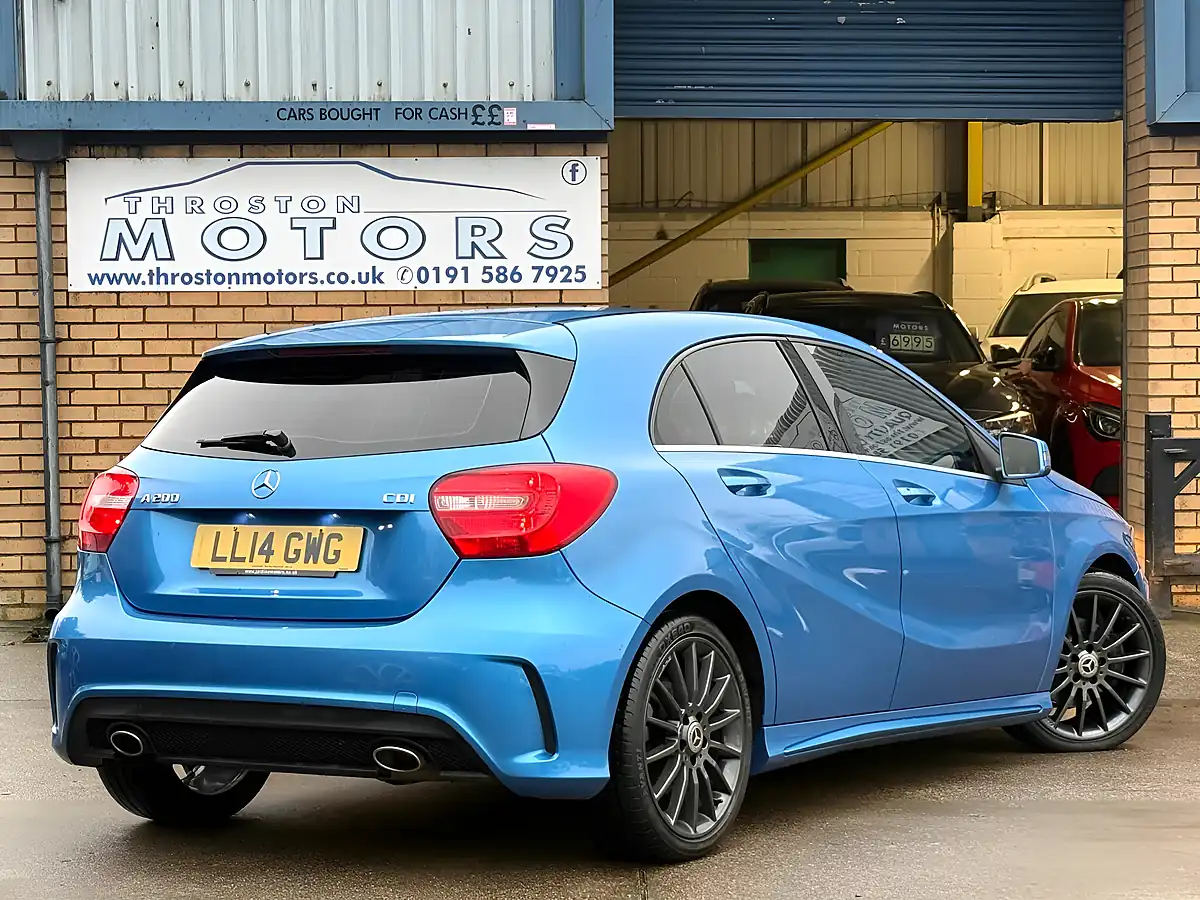 Used 2014 Mercedes-Benz a Class AMG Sport Blue - Interior and Exterior details 4