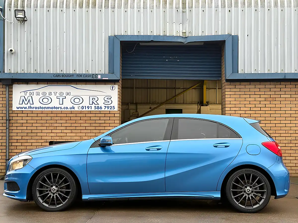 Used 2014 Mercedes-Benz a Class AMG Sport Blue - Interior and Exterior details 5