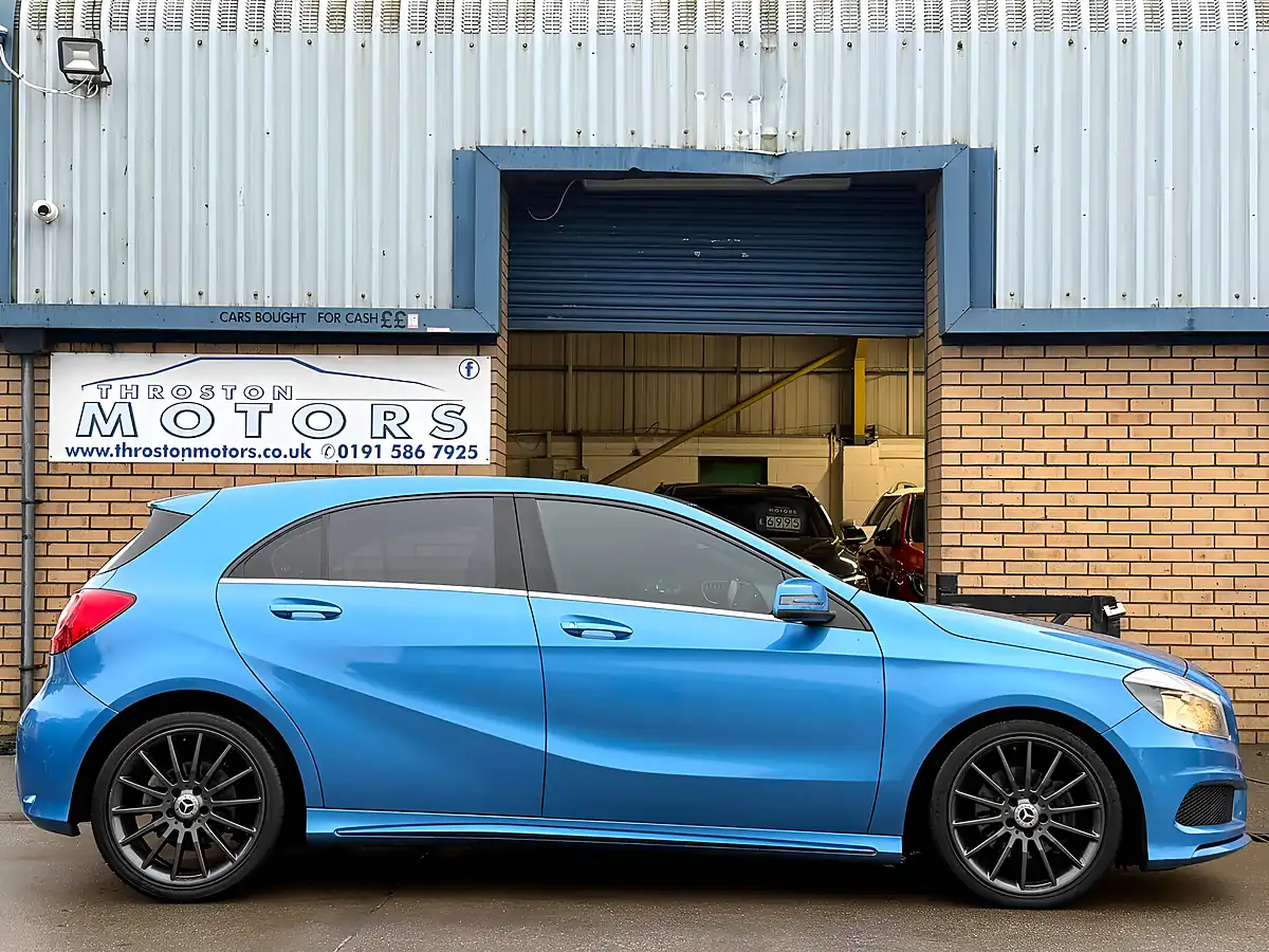 Used 2014 Mercedes-Benz a Class AMG Sport Blue - Interior and Exterior details 6
