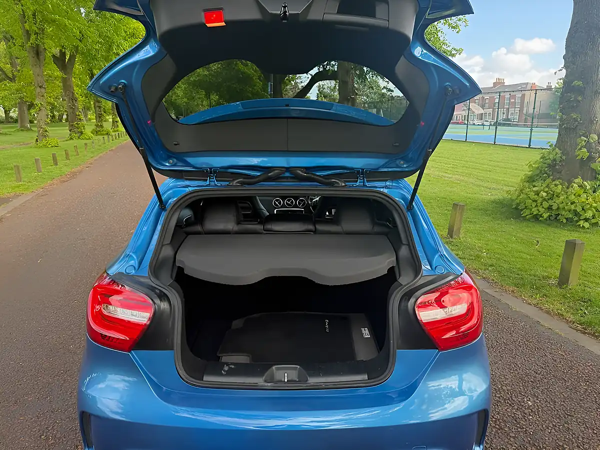 Used 2014 Mercedes-Benz a-Class AMG Sport Blue - Interior and Exterior details 12