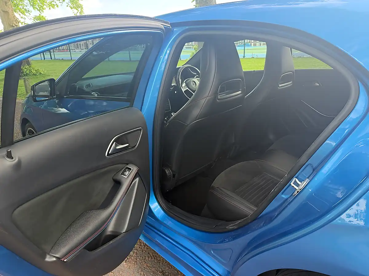 Used 2014 Mercedes-Benz a-Class AMG Sport Blue - Interior and Exterior details 13