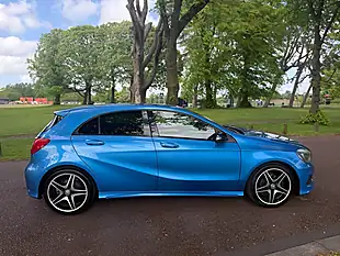 Used 2014 Mercedes-Benz a-Class AMG Sport Blue - Interior and Exterior details 2
