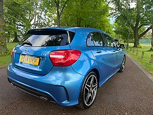 Used 2014 Mercedes-Benz a-Class AMG Sport Blue - Interior and Exterior details 3