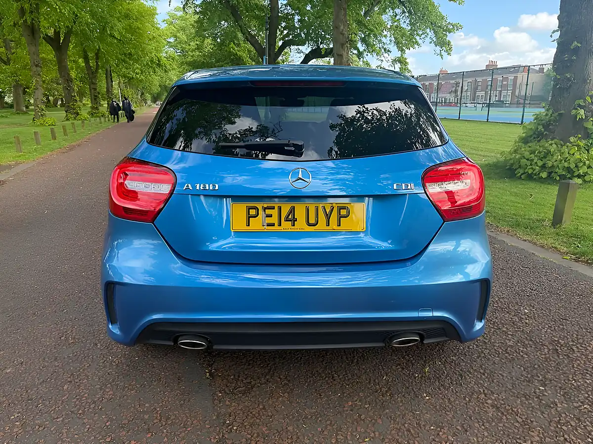 Used 2014 Mercedes-Benz a-Class AMG Sport Blue - Interior and Exterior details 4