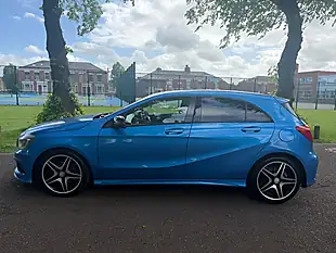 Used 2014 Mercedes-Benz a-Class AMG Sport Blue - Interior and Exterior details 6