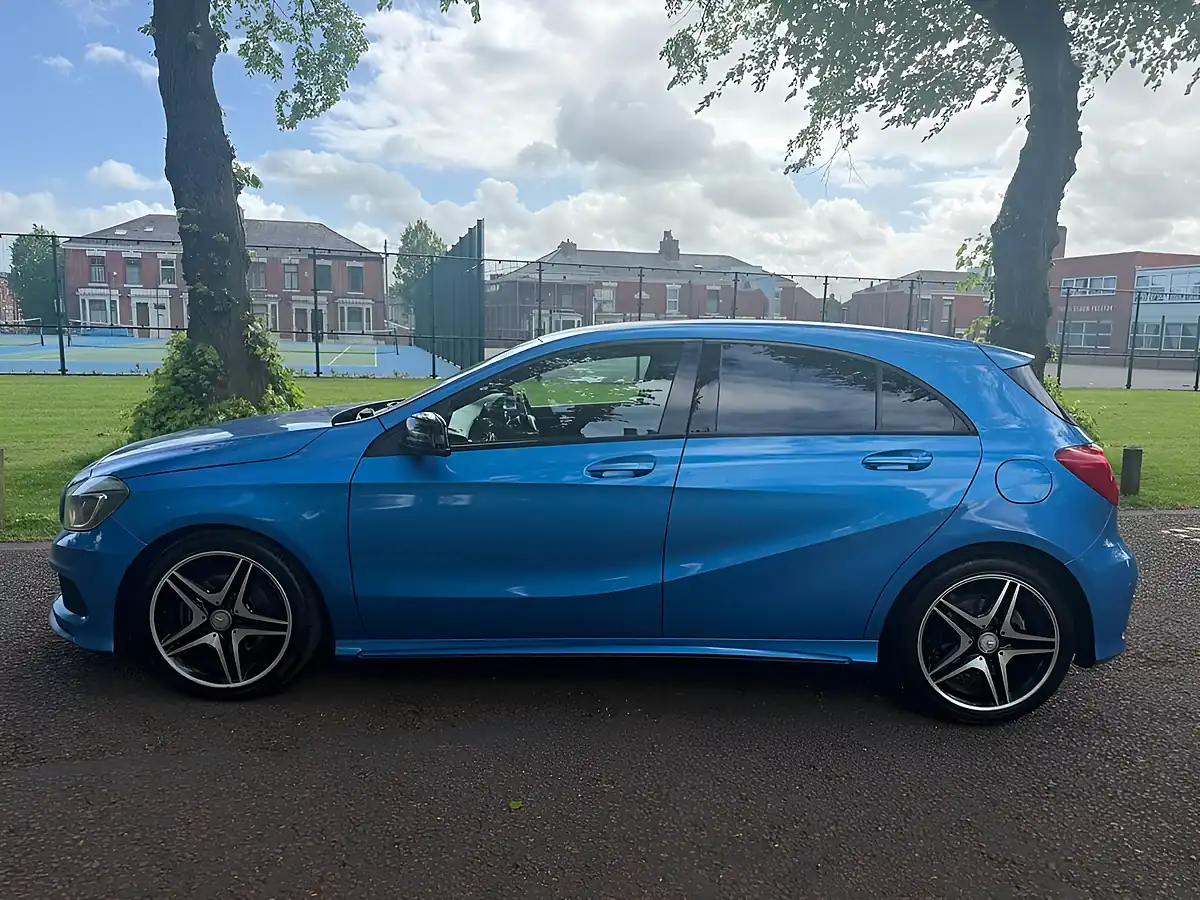 Used 2014 Mercedes-Benz a-Class AMG Sport Blue - Interior and Exterior details 6