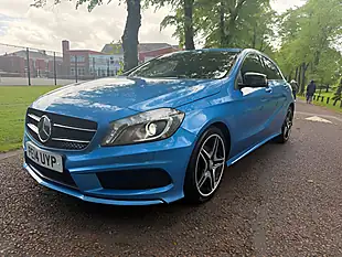 Used 2014 Mercedes-Benz a-Class AMG Sport Blue - Interior and Exterior details 7
