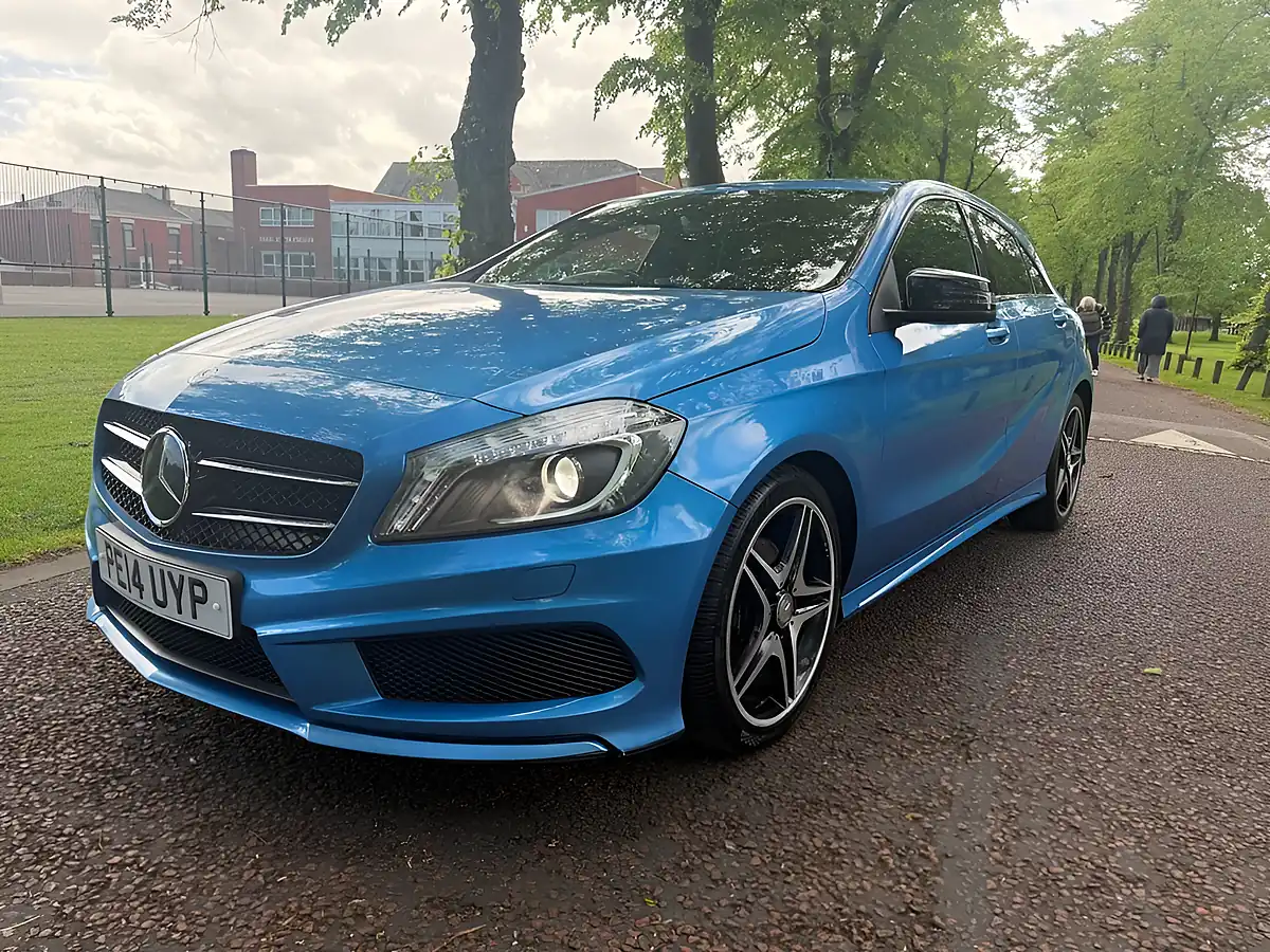 Used 2014 Mercedes-Benz a-Class AMG Sport Blue - Interior and Exterior details 7