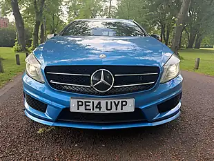 Used 2014 Mercedes-Benz a-Class AMG Sport Blue - Interior and Exterior details 8