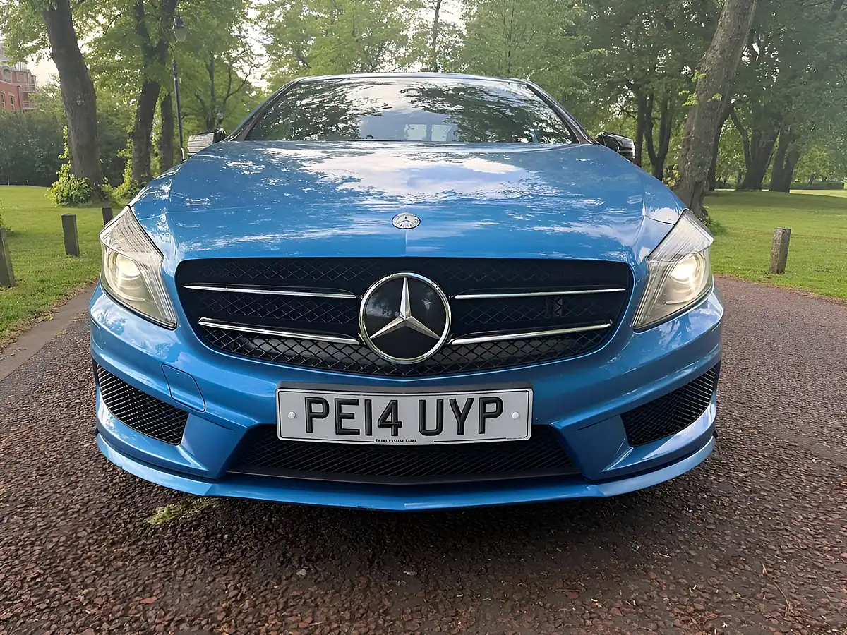 Used 2014 Mercedes-Benz a-Class AMG Sport Blue - Interior and Exterior details 8