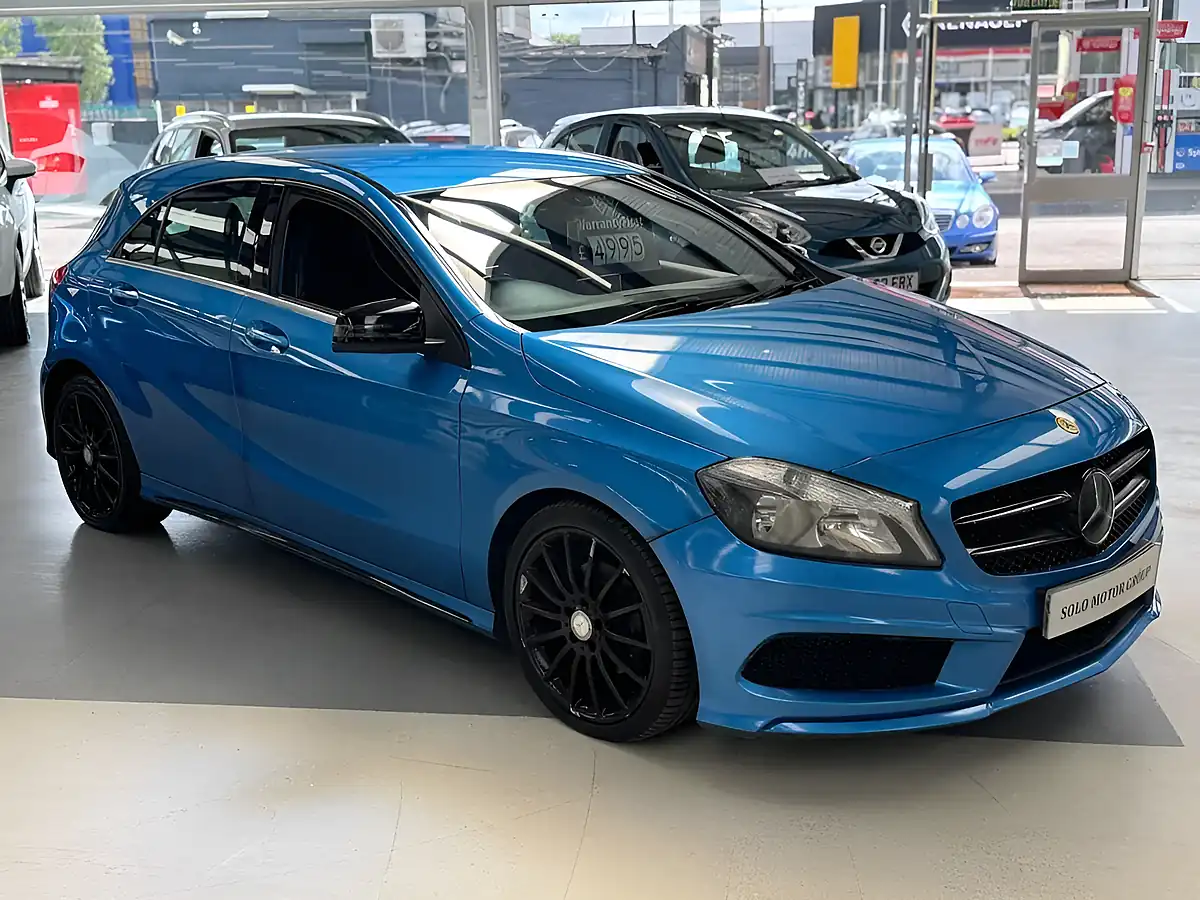 Used 2014 Mercedes-Benz a Class AMG Sport Blue - Interior and Exterior details 4