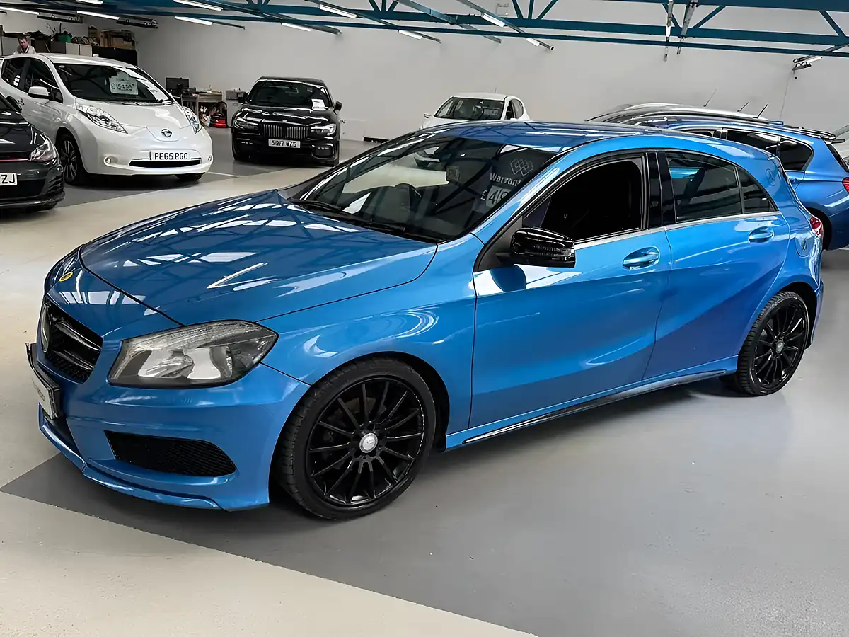 Used 2014 Mercedes-Benz a Class AMG Sport Blue - Interior and Exterior details 9