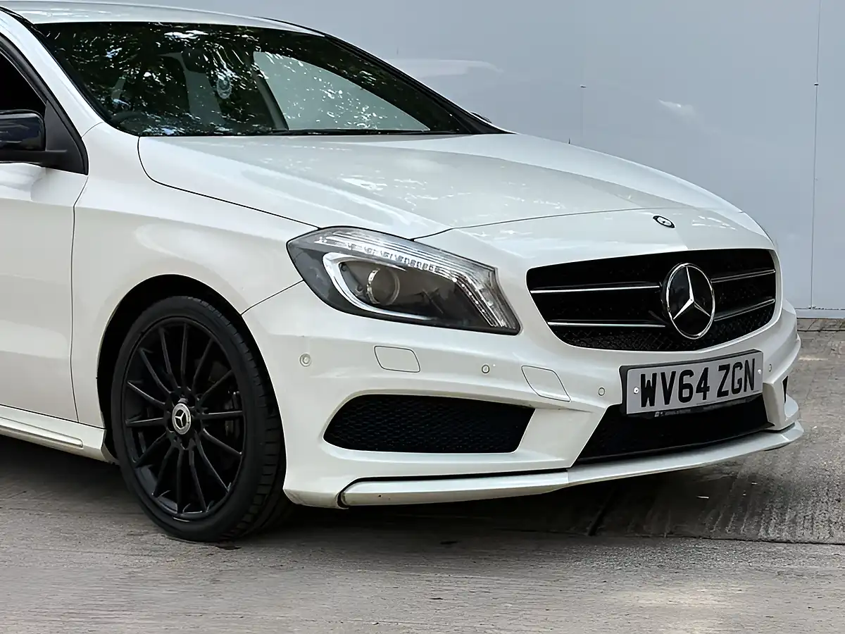 Used 2014 Mercedes-Benz a Class AMG Sport Cirrus White - Interior and Exterior details 4
