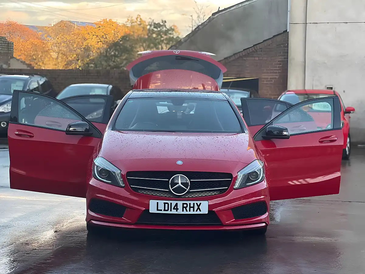 Used 2014 Mercedes-Benz a Class AMG Sport Red - Interior and Exterior details 5