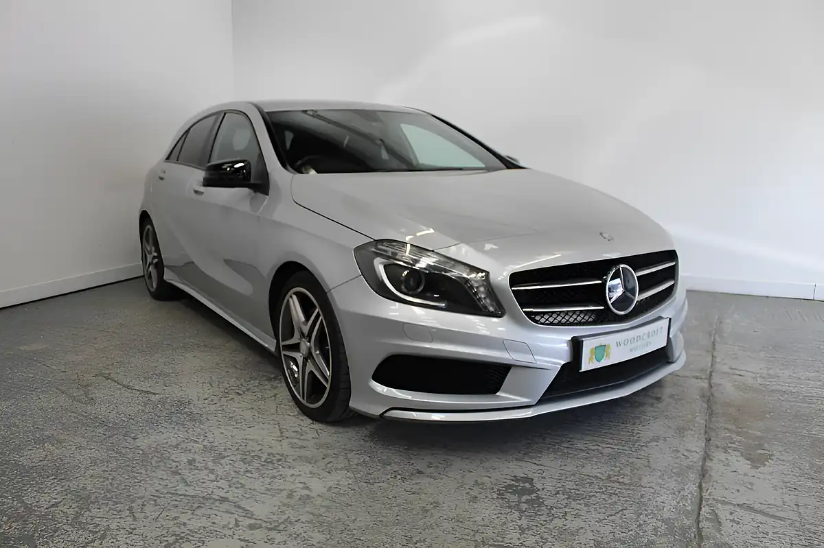 Used 2014 Mercedes-Benz a Class AMG Sport Silver - Front View