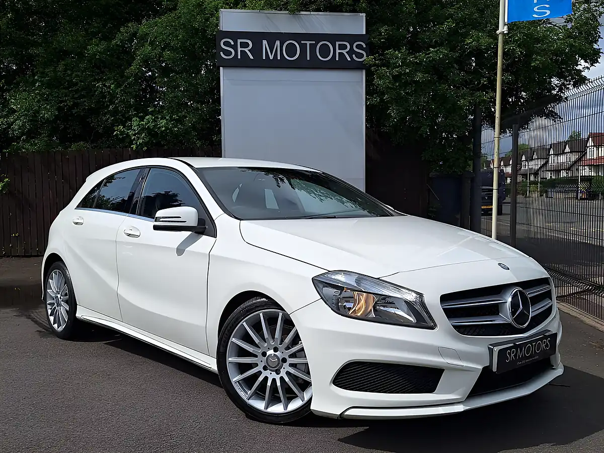 Used 2014 Mercedes-Benz a Class AMG Sport White - Front View