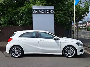 Used 2014 Mercedes-Benz a Class AMG Sport White - Interior and Exterior details 6