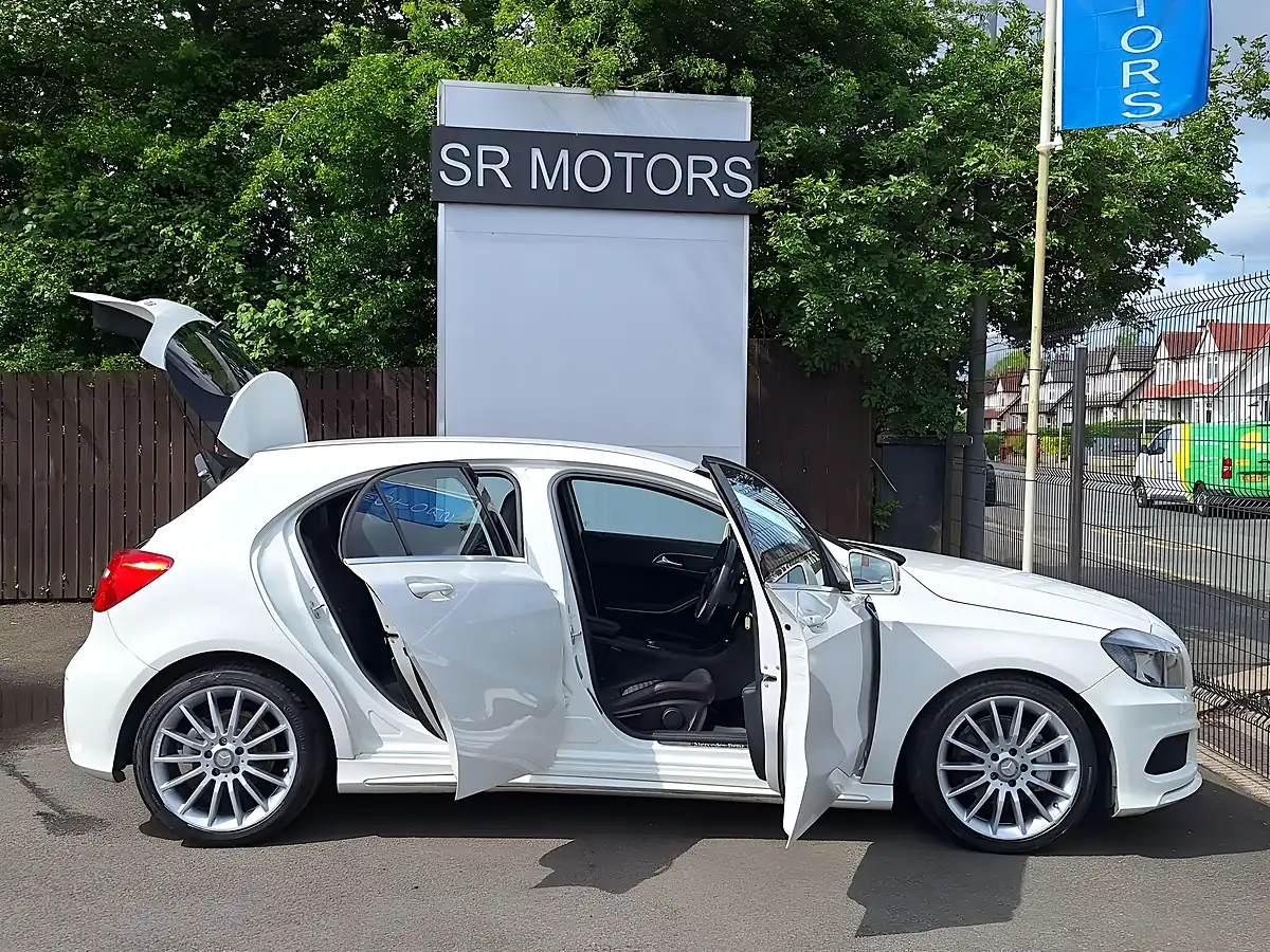 Used 2014 Mercedes-Benz a Class AMG Sport White - Interior and Exterior details 7