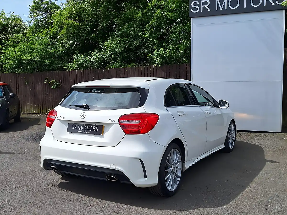 Used 2014 Mercedes-Benz a Class AMG Sport White - Interior and Exterior details 8