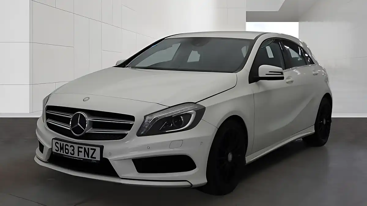 Used 2014 Mercedes-Benz a Class AMG Sport White - Front View