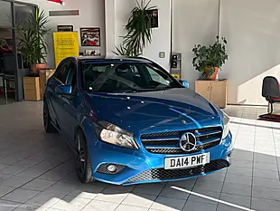 Used 2014 Mercedes-Benz a Class Eco Se Blue - Interior and Exterior details 2