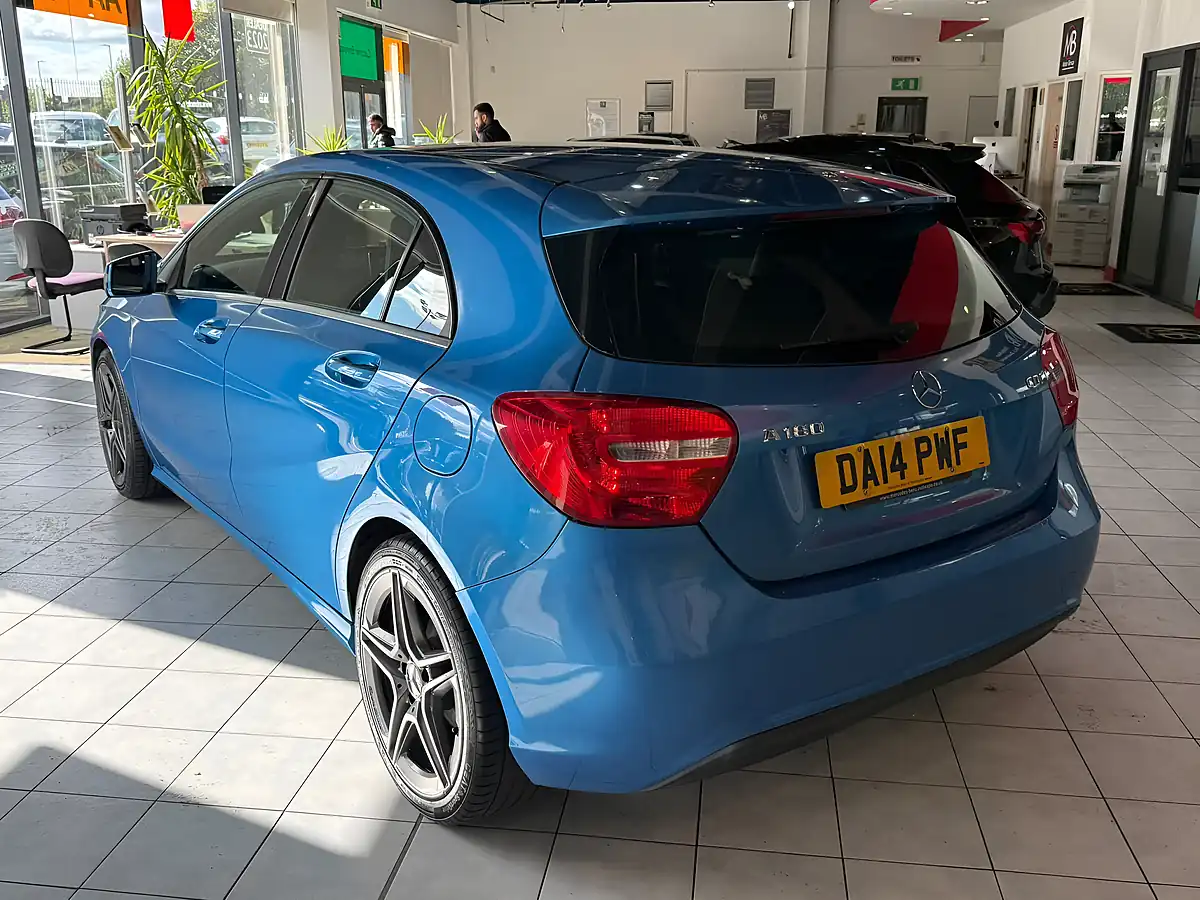 Used 2014 Mercedes-Benz a Class Eco Se Blue - Interior and Exterior details 7