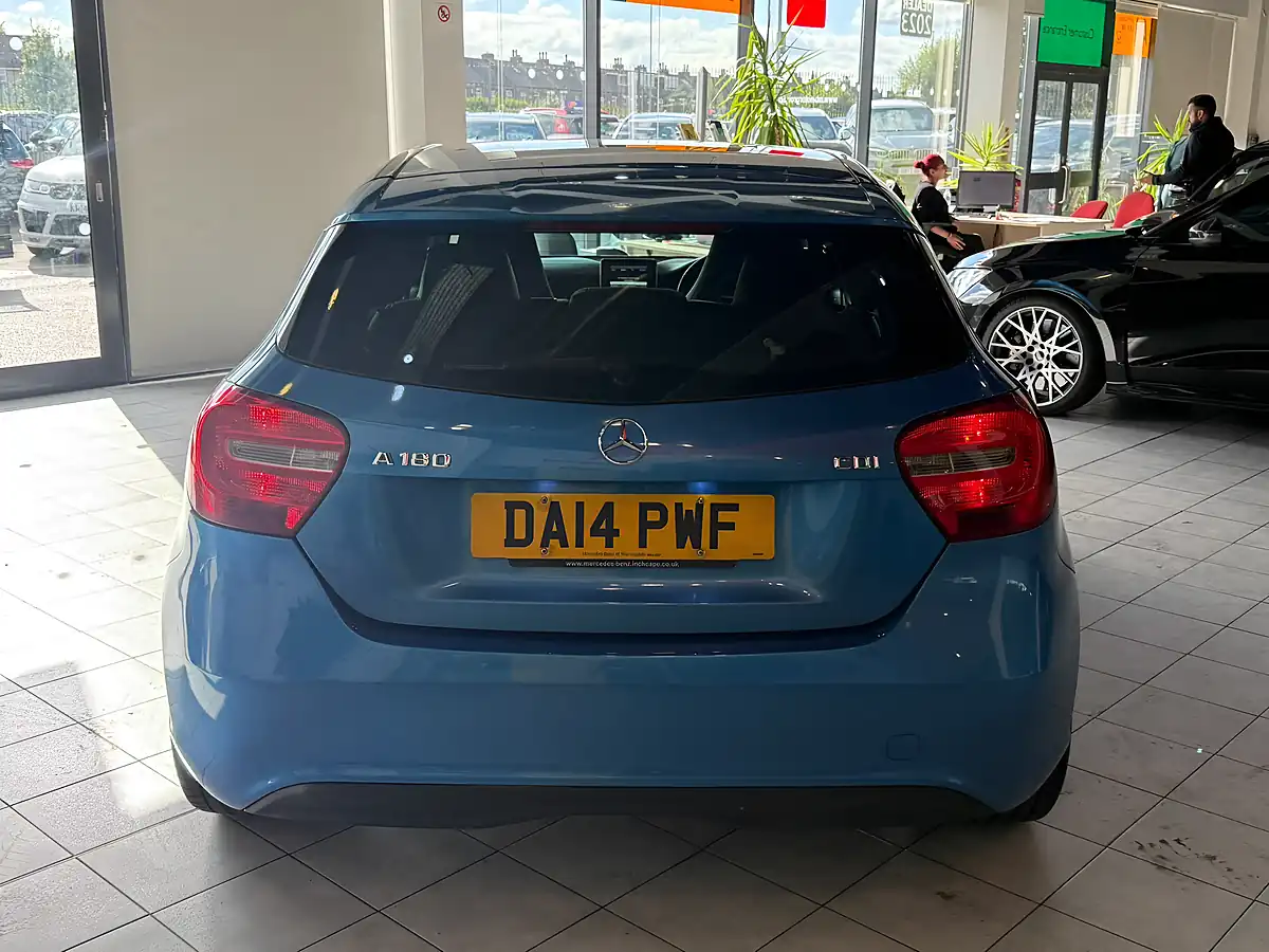 Used 2014 Mercedes-Benz a Class Eco Se Blue - Interior and Exterior details 9