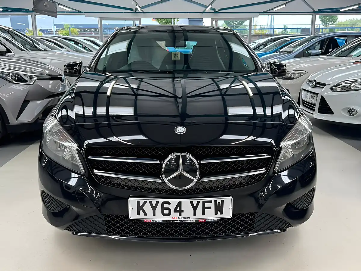 Used 2014 Mercedes-Benz a Class Se Black - Front View