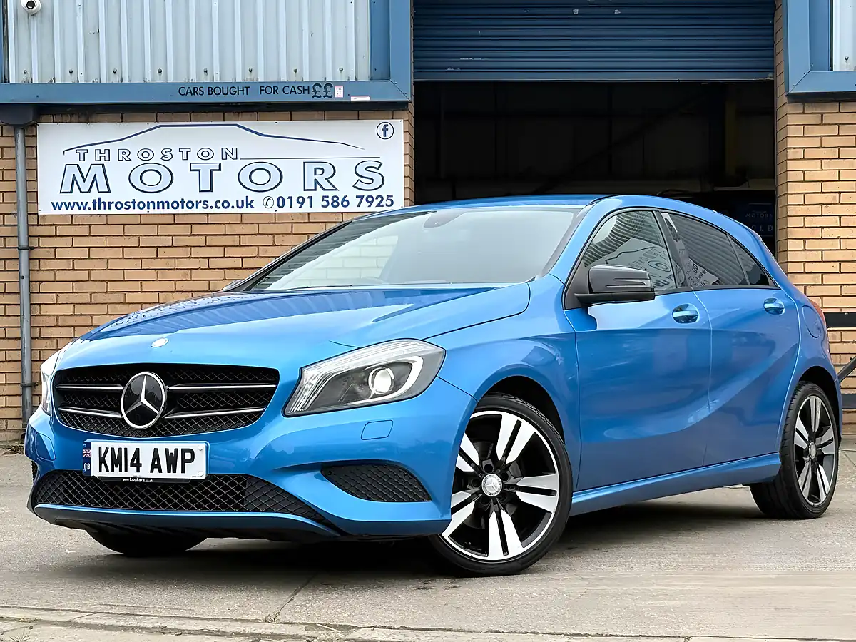 Used 2014 Mercedes-Benz a Class Sport Blue - Interior and Exterior details 2