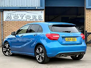Used 2014 Mercedes-Benz a Class Sport Blue - Interior and Exterior details 3