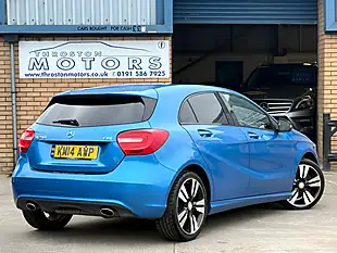 Used 2014 Mercedes-Benz a Class Sport Blue - Interior and Exterior details 4