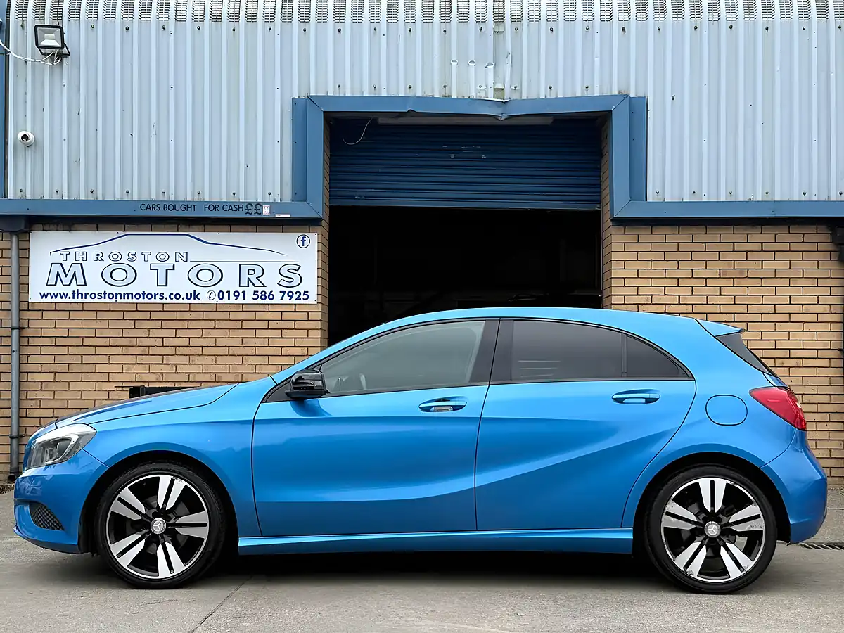 Used 2014 Mercedes-Benz a Class Sport Blue - Interior and Exterior details 5