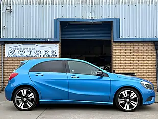 Used 2014 Mercedes-Benz a Class Sport Blue - Interior and Exterior details 6