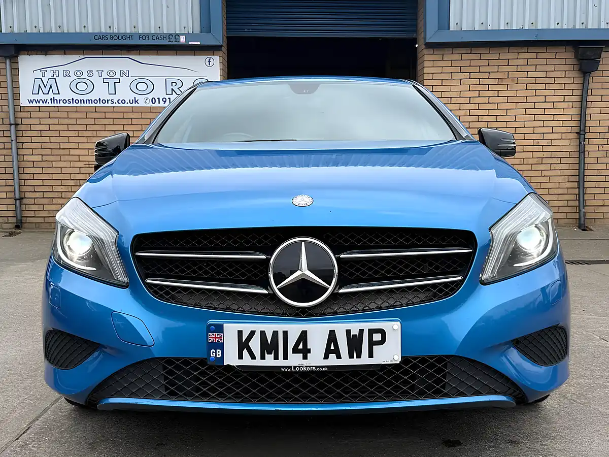 Used 2014 Mercedes-Benz a Class Sport Blue - Interior and Exterior details 7