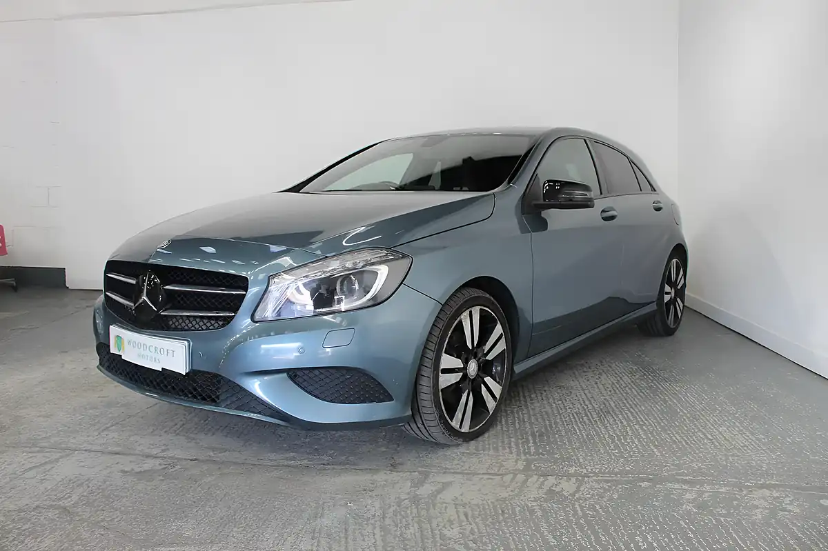 Used 2014 Mercedes-Benz a Class Sport Blue - Interior and Exterior details 2