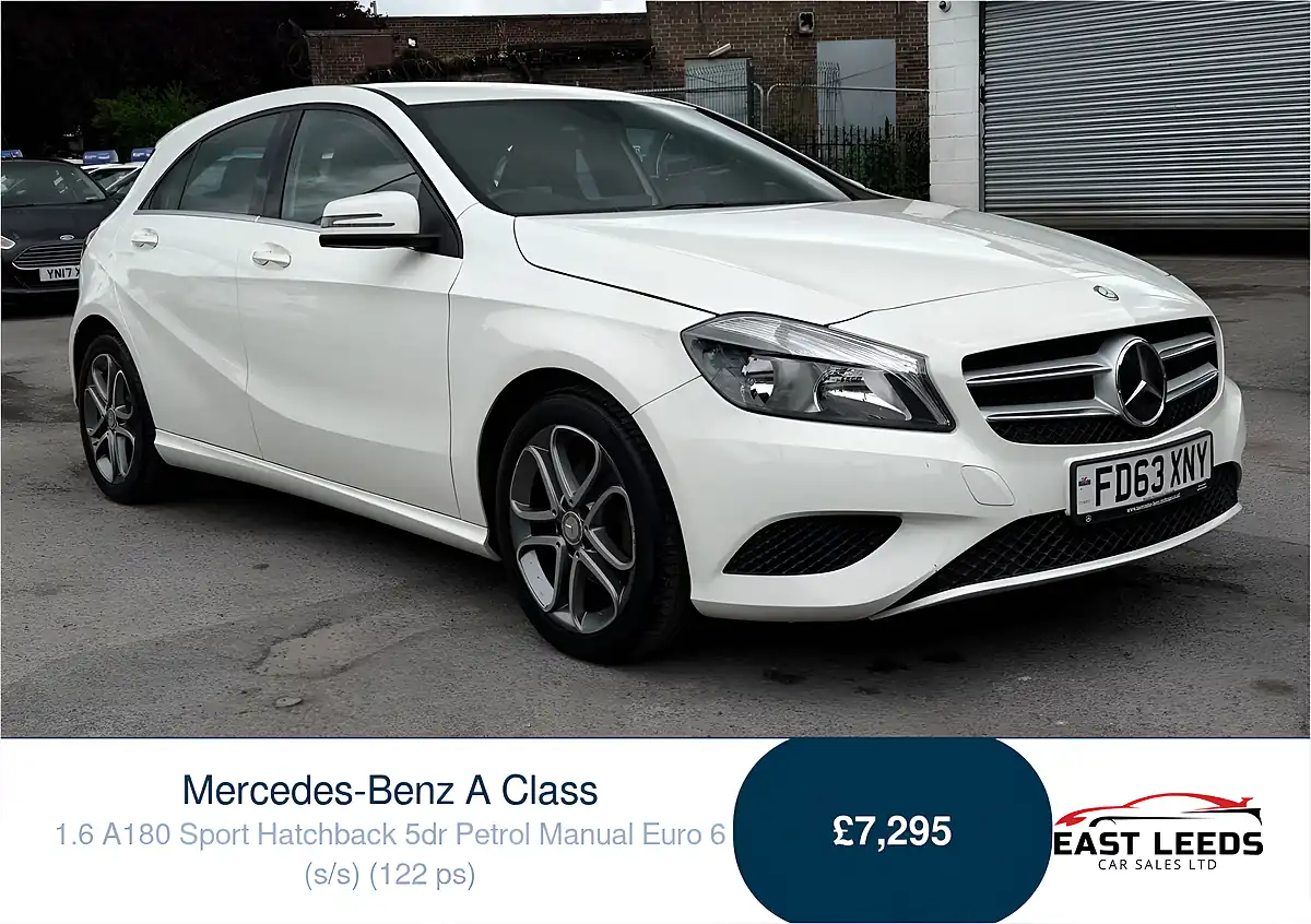 Used 2014 Mercedes-Benz a Class Sport White - Front View