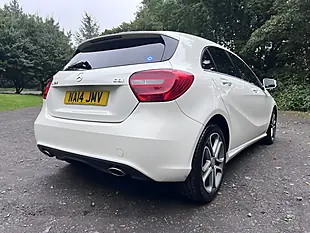 Used 2014 Mercedes-Benz a Class Sport White - Interior and Exterior details 10