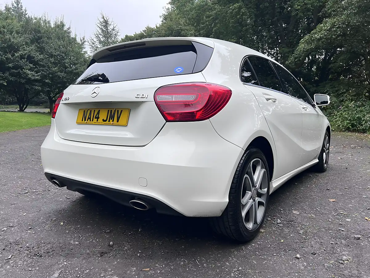 Used 2014 Mercedes-Benz a Class Sport White - Interior and Exterior details 10