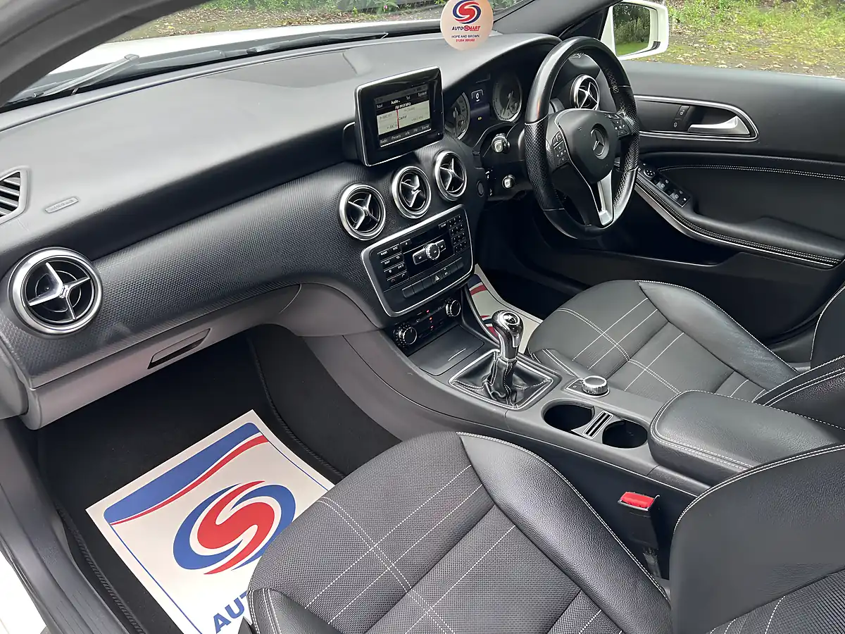 Used 2014 Mercedes-Benz a Class Sport White - Interior and Exterior details 18