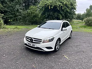 Used 2014 Mercedes-Benz a Class Sport White - Interior and Exterior details 2
