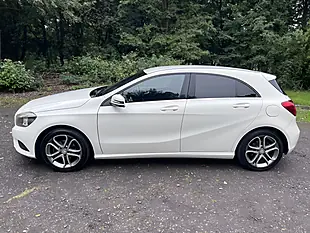 Used 2014 Mercedes-Benz a Class Sport White - Interior and Exterior details 3