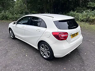 Used 2014 Mercedes-Benz a Class Sport White - Interior and Exterior details 4