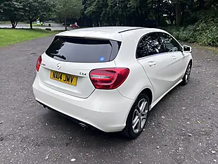 Used 2014 Mercedes-Benz a Class Sport White - Interior and Exterior details 6